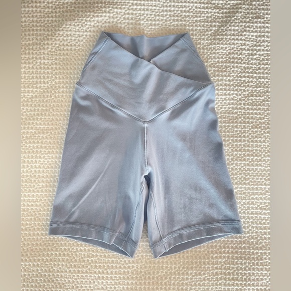 Aerie OFFLINE Monaco Blue Real Me Crossover 5” Inseam Hi-Rise Biker Shorts - XS - Picture 3 of 5